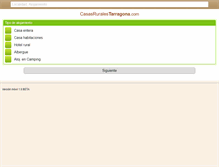 Tablet Screenshot of casasruralestarragona.com